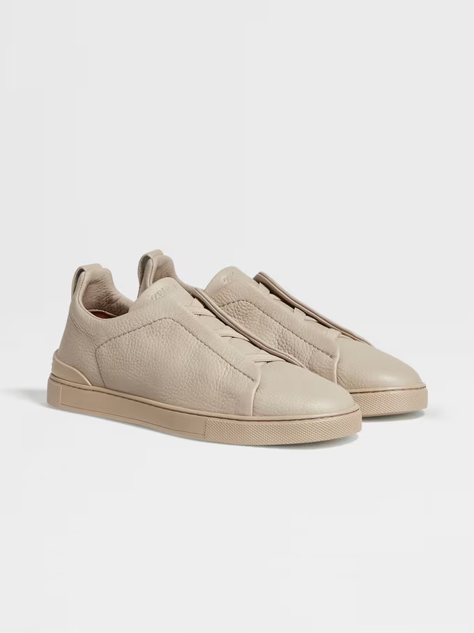Zegna Triple Stitch — Beige