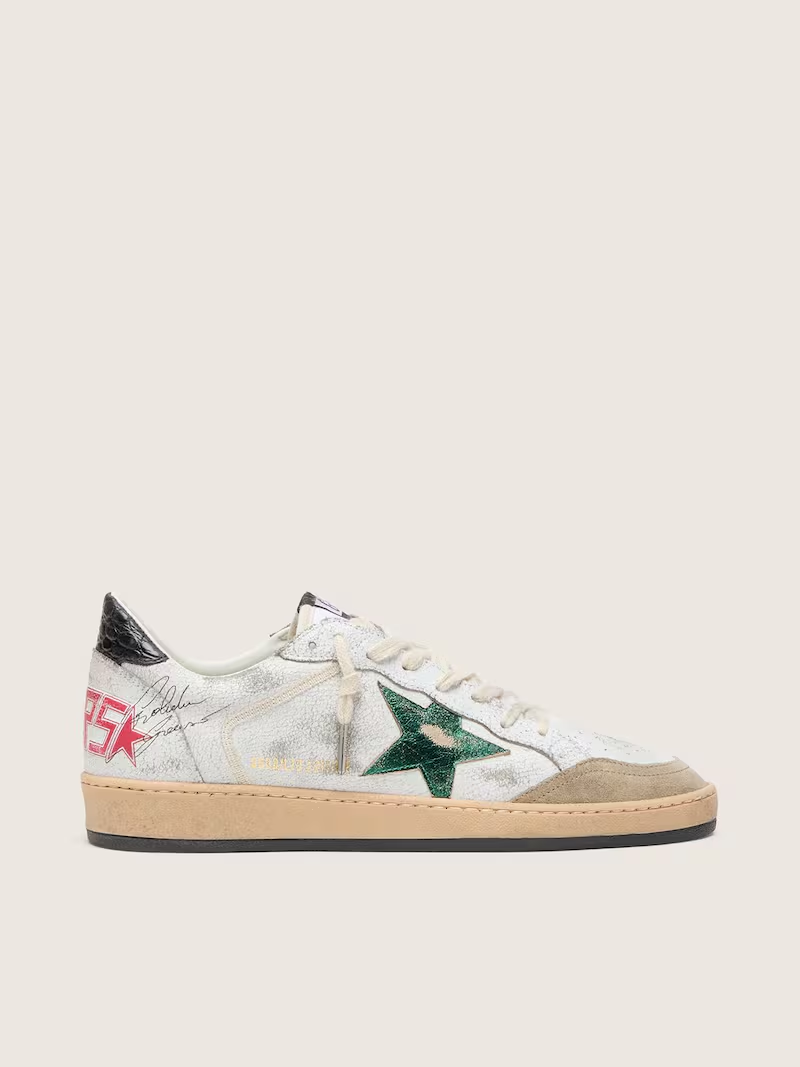 Golden Goose Ball Star — Green&Black