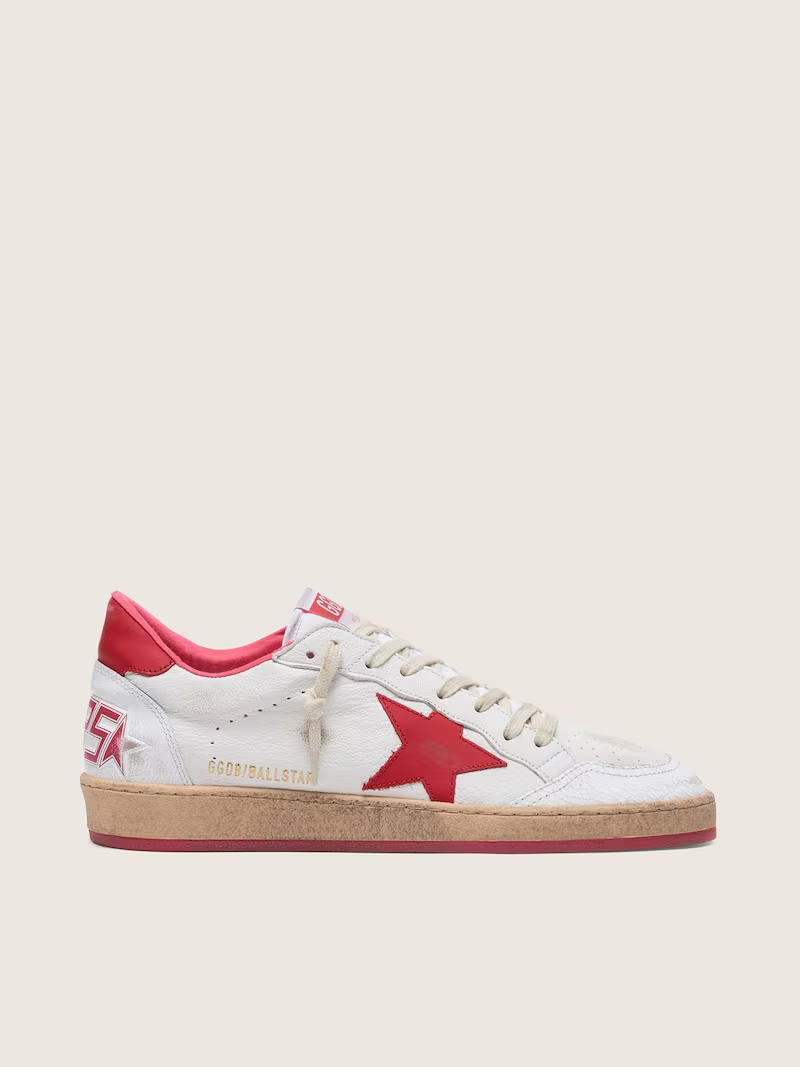 Golden Goose Ball Star — Red&White