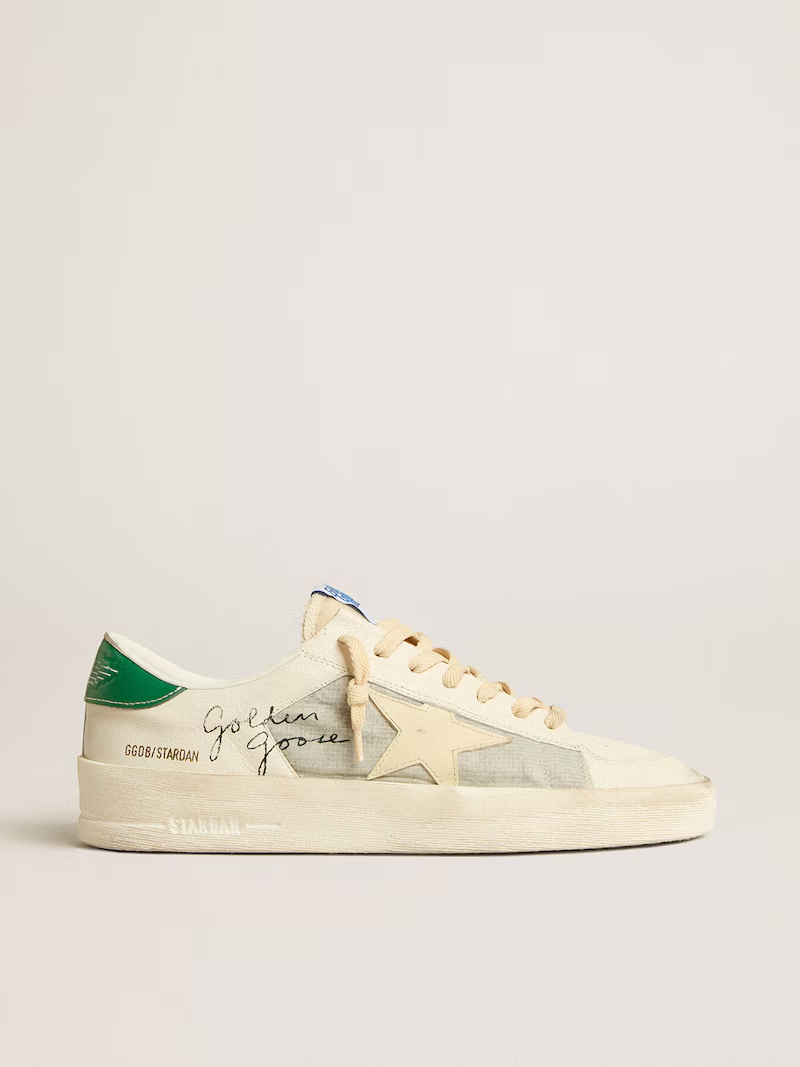 Golden Goose Stardan — Green & White