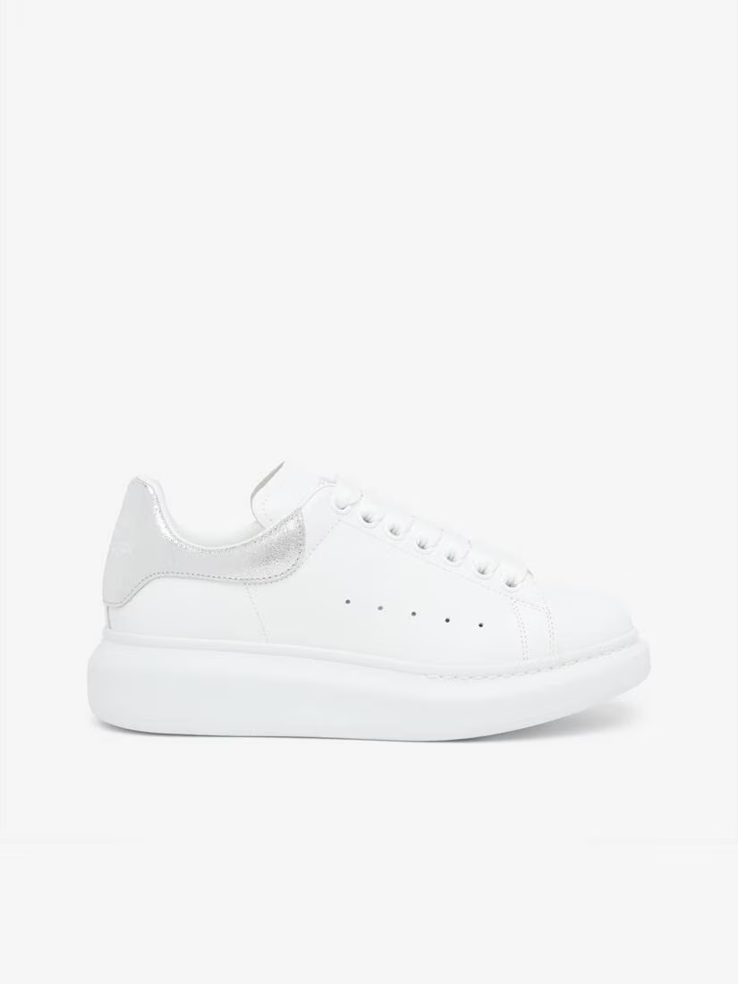 Alexander McQueen Oversized — Silver/White