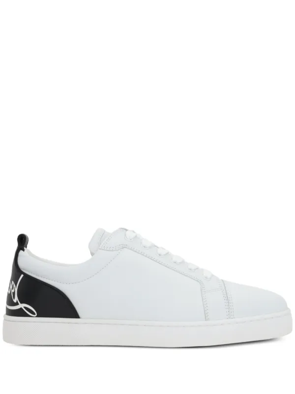 Christian Louboutin Louis Junior — White & Black